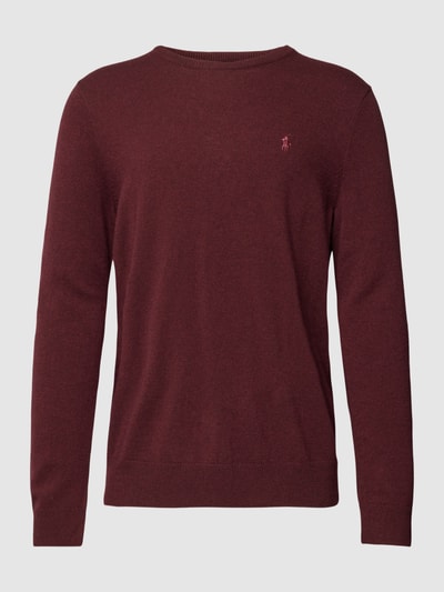 Polo Ralph Lauren Gebreide pullover van wol met logostitching Bordeaux - 2