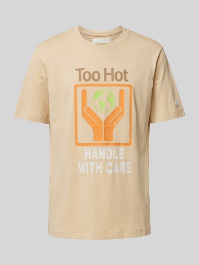 CHAMPION T-shirt met labeldetails Beige - 2