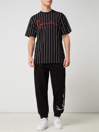 KARL KANI Sweatpants mit Logo-Stickerei  Black 1