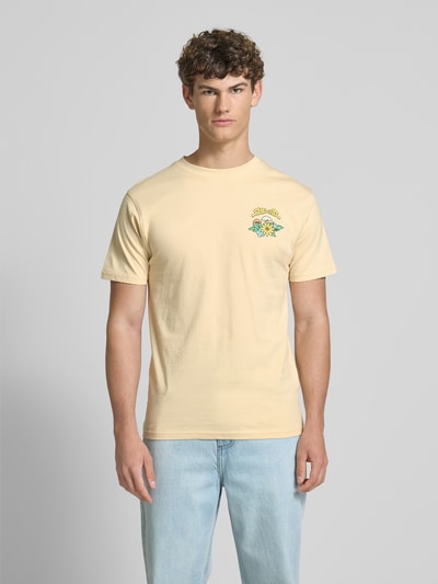 SANTA CRUZ T-Shirt mit Label-Print Modell 'WINKOWSKI' Beige 4