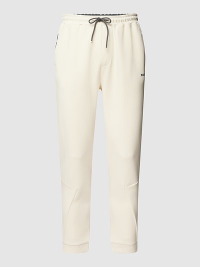 BOSS Green Sweatpants mit Galonstreifen Modell 'HADIKO' Offwhite 2