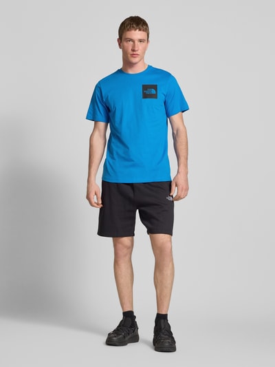 The North Face T-shirt met geribde ronde hals Lichtblauw - 1