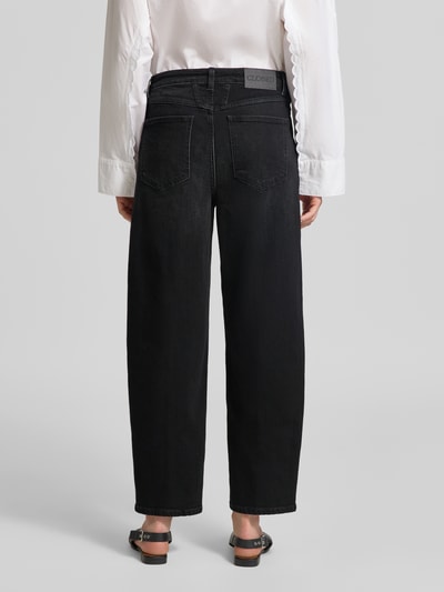 Closed Barrel Fit Jeans mit Label-Detail Modell 'STOVER-X' Anthrazit 5