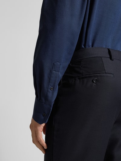 ETERNA Comfort Fit Business-Hemd mit Knopfleiste Marine 3