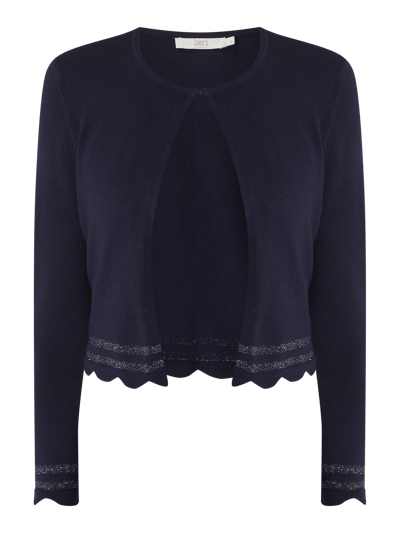 Jake*s Cocktail Bolero met effectgaren  Marineblauw gemêleerd - 2