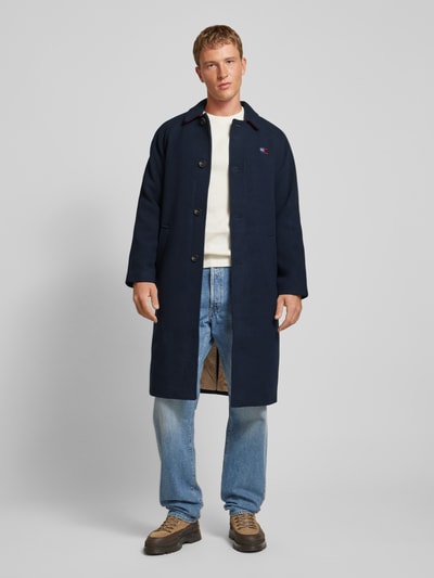 Tommy Jeans Mantel mit Label-Patch Marine 1