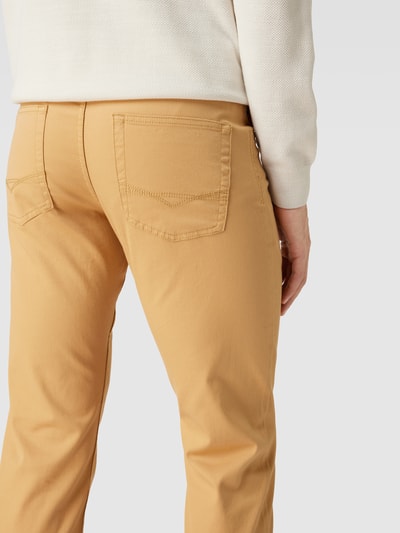 Christian Berg Men Slim fit broek met stretch Goud - 3