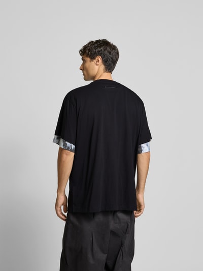 MM6 Maison Margiela T-Shirt mit Label-Detail Black 5