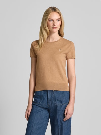 Polo Ralph Lauren Strickshirt mit Logo-Stitching Camel 4