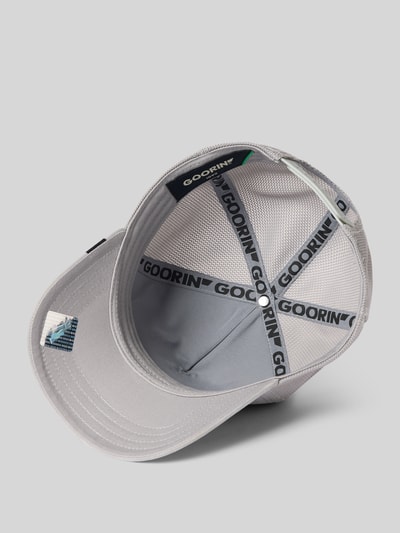 Productfoto, verstelbare heren trucker cap model 'Silver Bull' van GOORIN BROS., gemengde materialen, versterkte klep, lichte tinten, stiksels