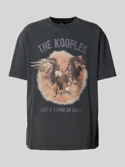 THE KOOPLES T-Shirt mit Label-Print Black 2