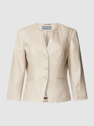 WHITE LABEL Blazer met 3/4-mouwen Zand - 2