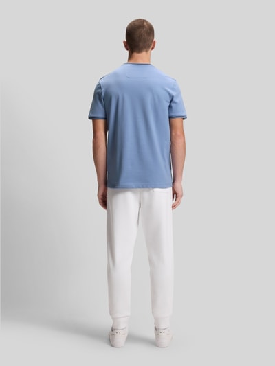 BOSS Green Regular Fit T-Shirt aus Baumwoll-Mix Modell 'TAUL' Blau 5