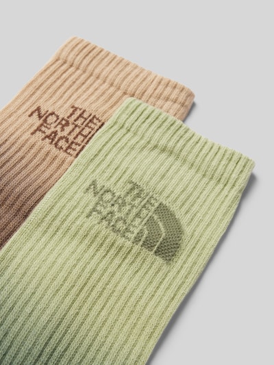 The North Face Socken mit Label-Print Modell 'Everyday' im 2er-Pack Khaki 2