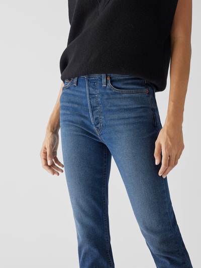 RE/DONE High Rise Jeans im Slim Fit Dunkelblau 3