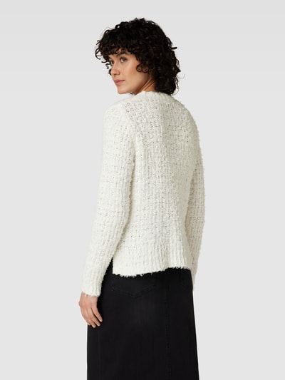 OPUS Strickpullover mit Strukturmuster Modell 'Prizzy' Offwhite 5