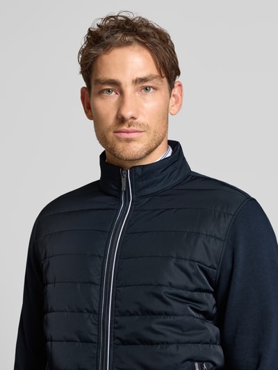 bugatti Steppjacke mit Stehkragen und Reißverschlusstaschen Marine 3