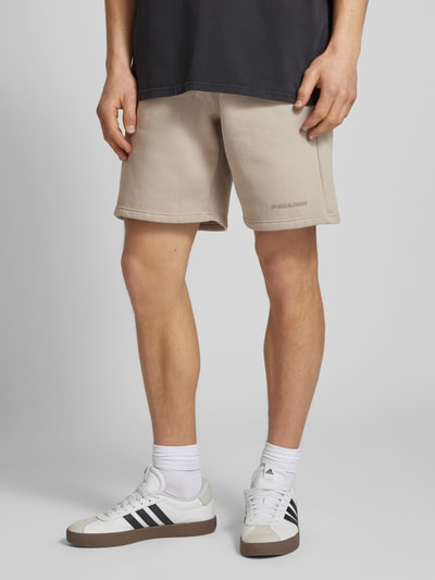 Pegador Sweatshorts mit Label-Detail Beige 4