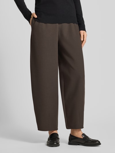 someday. barrel fit stoffen broek model 'Curilo' Taupe gemêleerd - 4