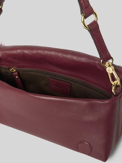 Abro Torebka ze skóry z imitacji futra model ‘MILA’ Ciemnoczerwony 5