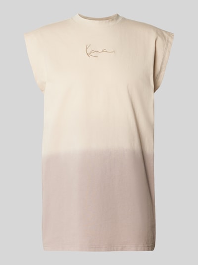 KARL KANI Tanktop mit Label-Stitching Beige 2
