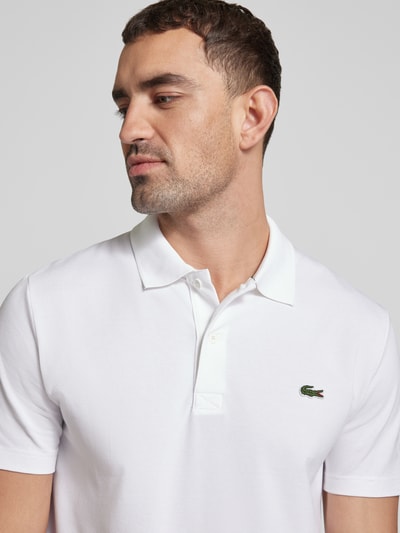 Lacoste Poloshirt mit Label-Detail Weiss 3