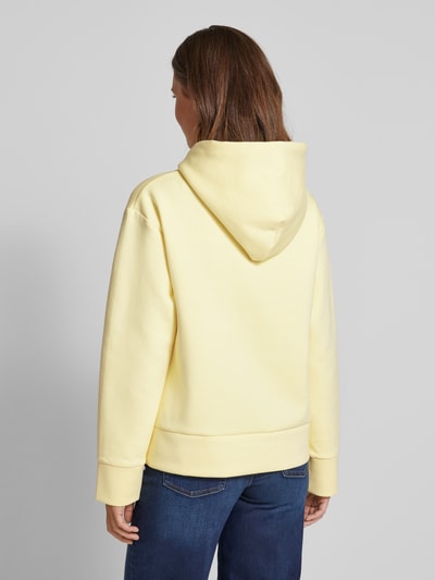 Marc O'Polo Oversized Hoodie aus Baumwoll-Mix mit Kängurutasche Gelb 5