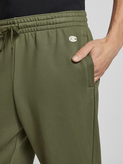 CHAMPION Sweatbroek met elastische band Olijfgroen - 3