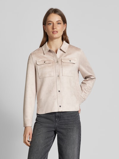 Street One Jacke mit Druckknopfleiste Beige 4