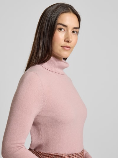 Christian Berg Woman Gebreide pullover van puur kasjmier Lichtroze - 3