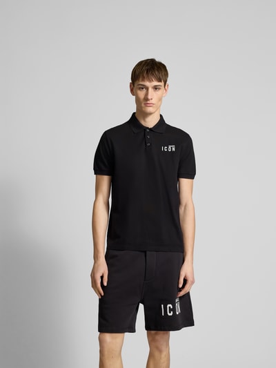 Dsquared2 Poloshirt mit Label-Print Black 4