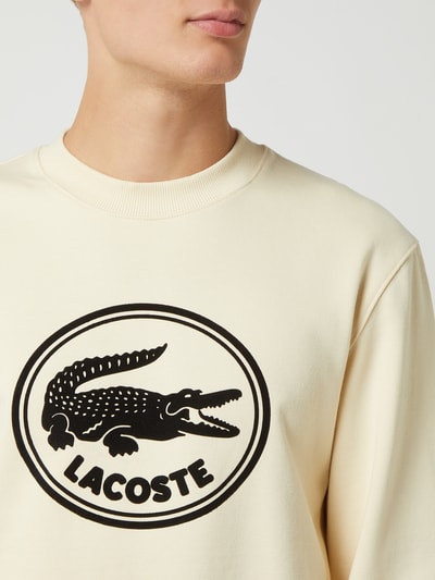 Lacoste Bluza z logo Beżowy 3