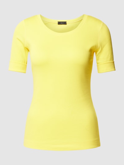 Marc Cain T-shirt met ronde hals Geel - 2