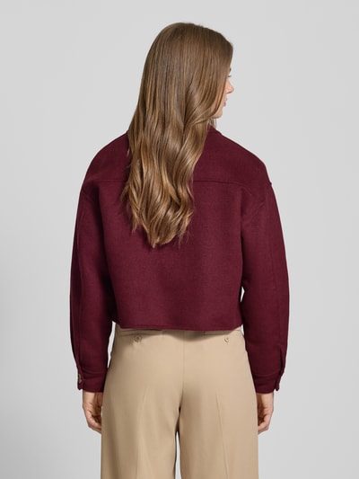 Christian Berg Woman Selection Jacke mit Knopfleiste Pflaume 5