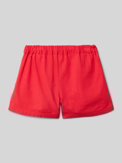 Name It Shorts mit elastischem Bund und Leinen-Anteil Modell 'FALINNEN' Rot 3