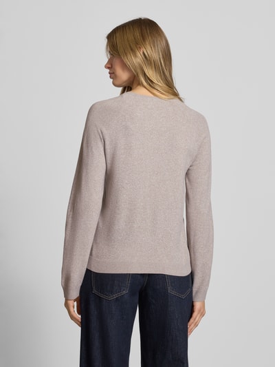 Pieces Regular fit pullover met raglanmouwen, model 'BREE' Zand gemêleerd - 5