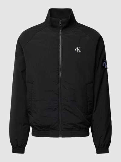 Calvin Klein Jeans Blouson met logoprint en steekzakken Zwart - 2