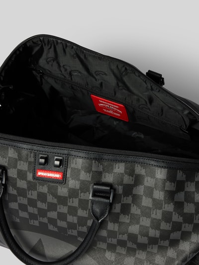 Sprayground Duffle Bag mit Label-Detail Modell 'HANGOVER DRIP CHECK' Black 5