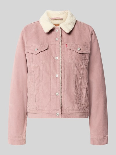 Levi's® 300 Regular Fit Jeansjacke aus reiner Baumwolle Modell 'ORIGINAL SHERPA TRUCKER' Rosa 1