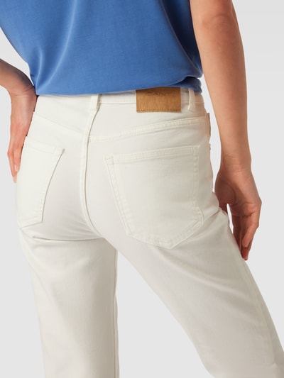 Gant Jeans mit Label-Details Offwhite 3