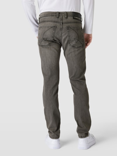 Baldessarini Tapered Fit Jeans in unifarbenem Design Modell 'Jaden' Graphit 5
