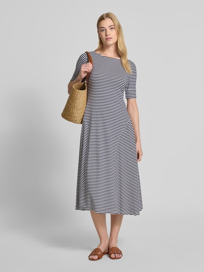 Christian Berg Woman Midikleid mit 1/2-Arm Blau 1