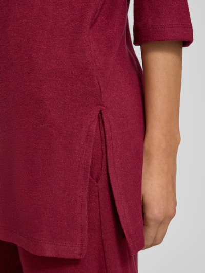Soyaconcept Shirt met lange mouwen en col, model 'Biara' Bordeaux - 3