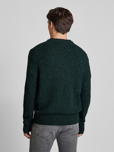 Michael Kors Strickpullover mit Rundhalsausschnitt Modell 'DONEGAL' Dunkelgruen 5