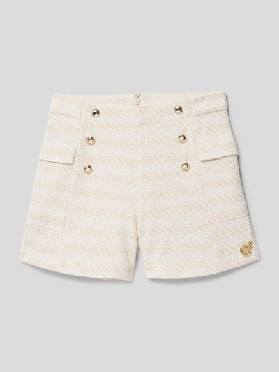 Guess Shorts mit Viskose-Anteil und Streifenmuster Ecru 1