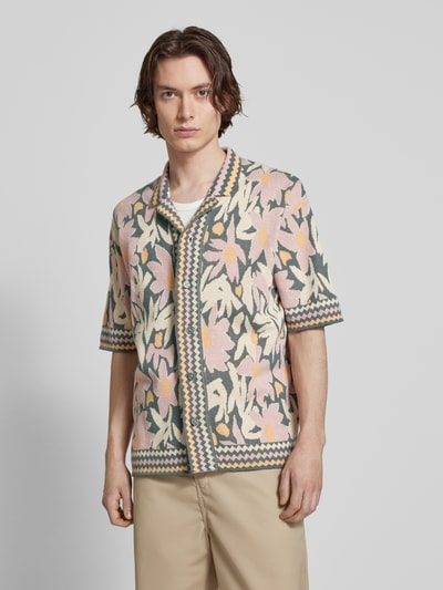 Only & Sons Relaxed Fit Freizeithemd mit Resortkragen Modell 'DUKE' Oliv 4