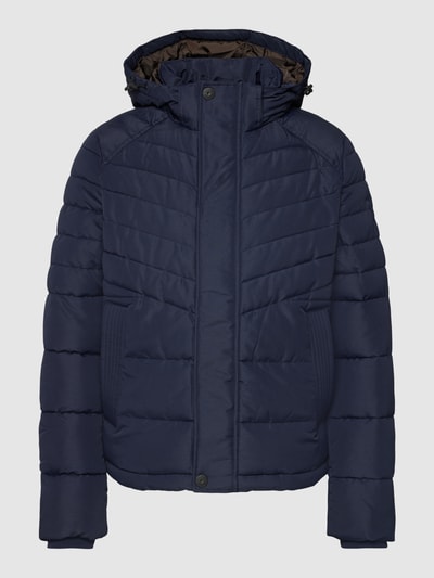 s.Oliver RED LABEL Gewatteerd jack met capuchon Marineblauw - 2