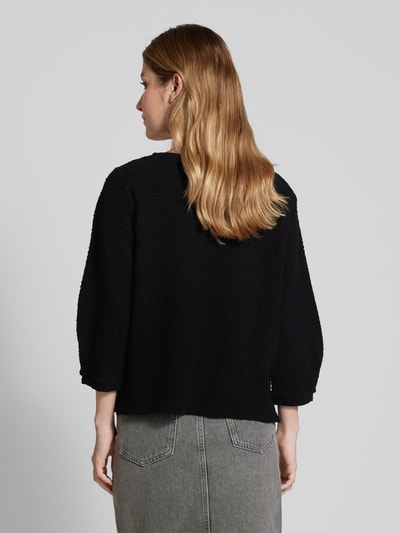 OPUS Sweatshirt met ronde hals, model 'Gresine' Zwart - 5