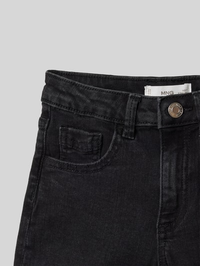 Mango Regular Fit Jeansshorts im 5-Pocket-Design Modell 'chip' Black 2