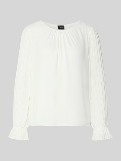 s.Oliver BLACK LABEL Regular Fit Langarmbluse mit Volantärmeln  Offwhite 2